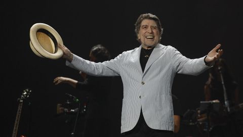 Sabina durante el concierto de Valencia el mes pasado