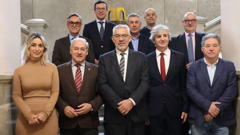 Reunin de la comisin ejecutiva del Eixo Atlntico en Lugo, donde se eligi a Miguel Fernndez como presidente