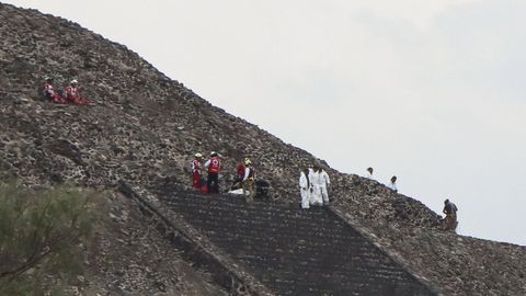 Tiroteo en el parque arqueol�gico de Teotihuac�n, M�xico