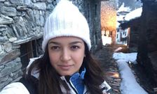 Ana R�o estivo en Vigevano e agora en La Salle, nos Alpes italianos.