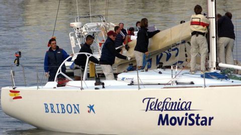 Visita a la Escuela Naval en septiembre del 2002