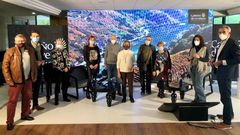 Un momento del acto de presentaci�n celebrado en Santiago