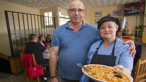J. Luis Mart�nez y su esposa, Alsira, en una imagen de archivo