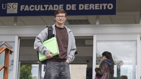 Mart�n Casanova en la Facultad de Derecho
