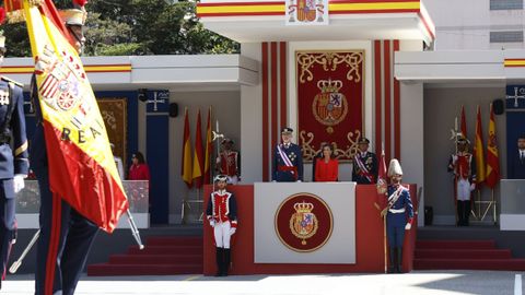 Los Reyes presiden en Oviedo el acto central conmemorativo del Da de lasFuerzas Armadas