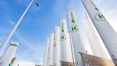 Instalaciones de la planta de hidr�geno verde de Iberdrola en Puertollano (Ciudad Real), en foto de archivo