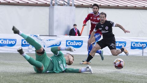 Cobo rechaza un baln en As Eiroas