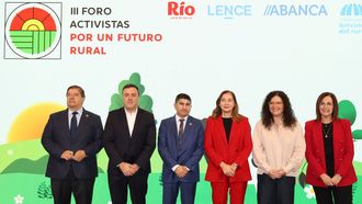 El Foto Activistas por un futuro rural tuvo lugar en el Espacio Avenida de A Corua, cedido por Abanca