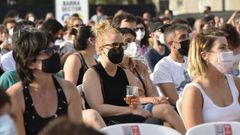 P�blico en uno de los conciertos del Atlantic Fest de Vilagarc�a