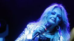 La artista brit�nica durante su actuaci�n en el Vilablues de Vilagarc�a de Arousa el pasado verano