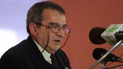 Xo�n Xos� Fern�ndez Abella, nun recital, nunha imaxe de arquivo.