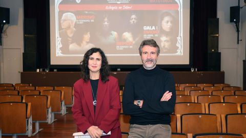 Sonia Out&oacute;n y Alberto Varela presentaron el programa en el Sal&oacute;n Garc&iacute;a.