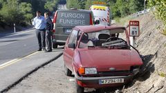 Accidente de tr�fico en el km 81 de la N-640