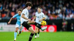 Javi Guerra.Javi Guerra, centrocampista del Valencia, frente al Celta de Vigo en Mestalla