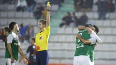 Holgueras Castellanos en el Racing- Celta B, que acab� con goleada local.