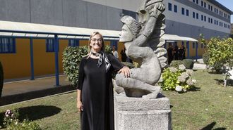 Yolanda P�rez, funcionaria de prisiones desde hace 34 a�os en A Lama.
