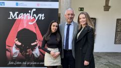 Alba Fern�ndez, Valent�n Garc�a y Noelia Roel ayer en San Roque, durante el primer d�a de castings. 