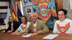 O secretario xeral da Lingua, Valentn Garca, na presentacin da ltima campaa de fomento do galego entre a comunidade universitaria.