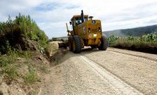 Imagen de los trabajos para la apertura de pistas de una concentraci�n parcelaria en la Costa da Morte.