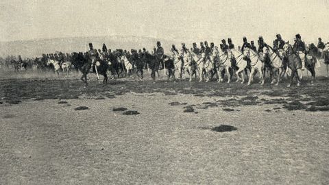 Un avance de las tropas de caballer�a que participaron en la operaci�n