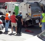 El cami�n se averi� al soltarse el palier de una rueda. 