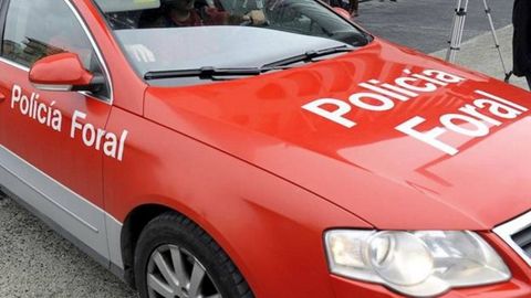 Foto de archivo de un coche de la Polica Foral de Navarra.