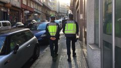 Vigilancia policial en la Falperra