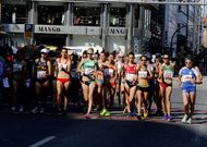 Un total de 22 atletas finalizaron la prueba femenina de 20 kilmetros marcha.