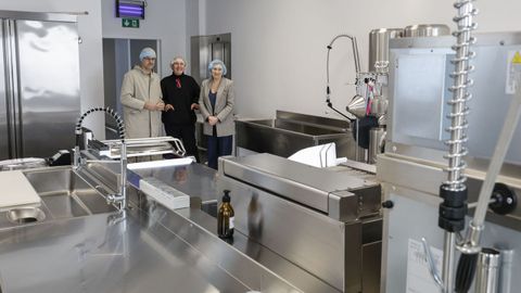 Centro de transformación de productos agroalimentarios localizado en la antigua estación de tren Paderne-Cantoña, en Paderne de Allariz.
