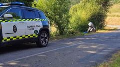 El siniestro tuvo lugar en la LU-P-1906, a su paso por Ribeira de Piqun