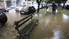 Inundaciones en la Ronda das Fonti�as de Lugo