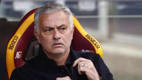 Jos Mourinho.Jos Mourinho, entrenador de la Roma