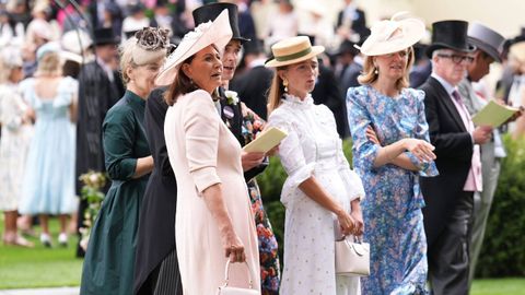Carole Middleton, con su nuera, Alizee Thevenet, esposa de James Midledeton