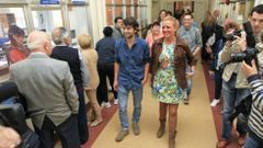 Jorge Su�rez, nuevo alcalde de Ferrol, junto a Beatriz Sestayo, teniente de alcalde