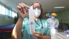 Pruebas del coronavirus en Carballo