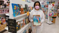 Jeanette Valias, en la librera infantil que abri en A Estrada