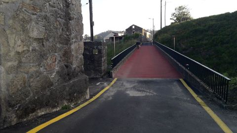 R�a da Torre , en Pontevedra, una vez rematadas las obras de rehabilitaci�n integral