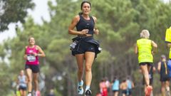 Un instante de la pedestre del pasado a�o en Corcubi�n.