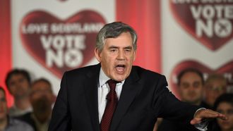 El ex primer ministro Gordon Brown