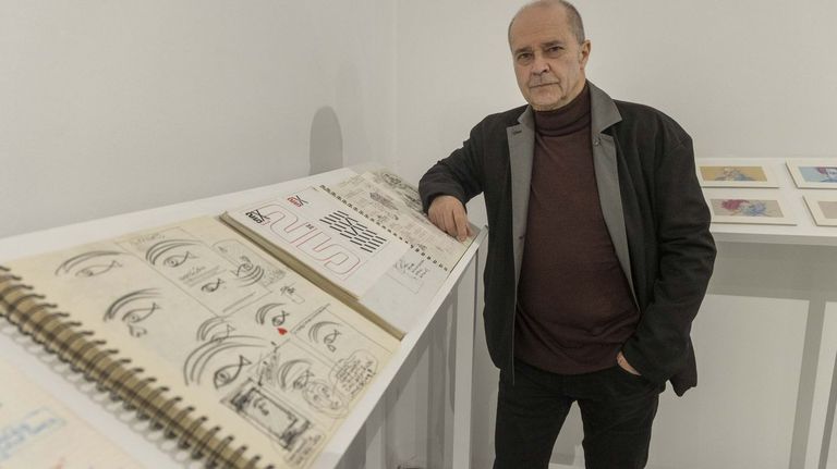 Pepe Barro, en su exposici&oacute;n en Didac