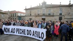 Una protesta vecinal por el cierre de la residencia de San Tom&eacute;