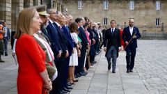 Feijoo repite como delegado regio en la ofrenda al Ap�stol