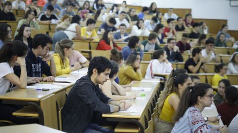 Examen extraordinario de selectividad, en julio del 2019