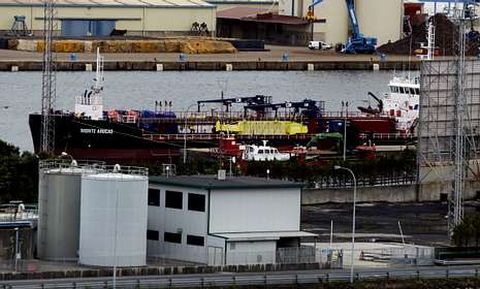 El Monte Arucas, en la imagen, permite a Cepsa realizar el servicio de bunkering.