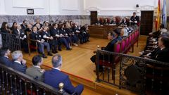 Apertura del a�o judicial en el Tribunal Superior de Xustiza de Galicia, este viernes.
