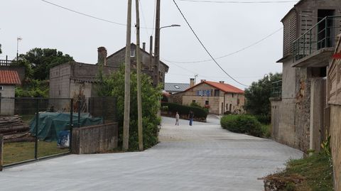 Mejoras viarias llevadas a cabo en O Igrexario de Lema, Carballo 
