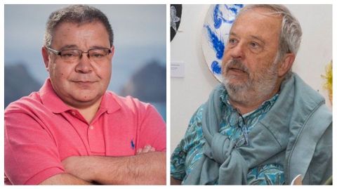 Juan Carlos Canosa y Toni Martorell, de las asociaciones Ambaca y Art amb B