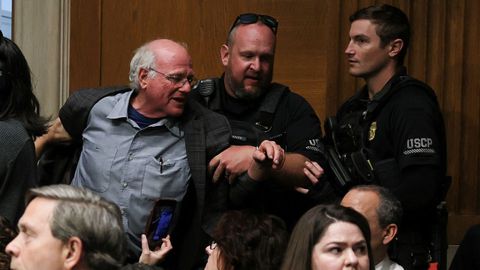 Ben Cohen, durante su detención.