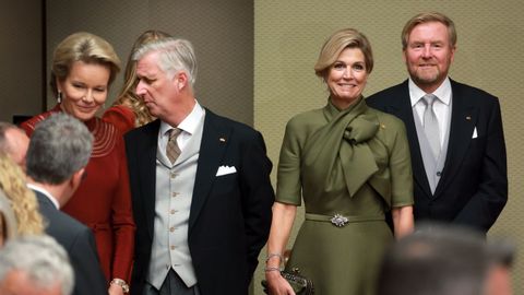 Los reyes de Bélgica y Holanda