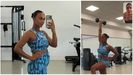La atleta Ana Peleteiro, durante una sesi�n de entrenamiento telem�tica con Crys Dyaz.
